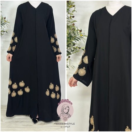 عباية مميز بالورد